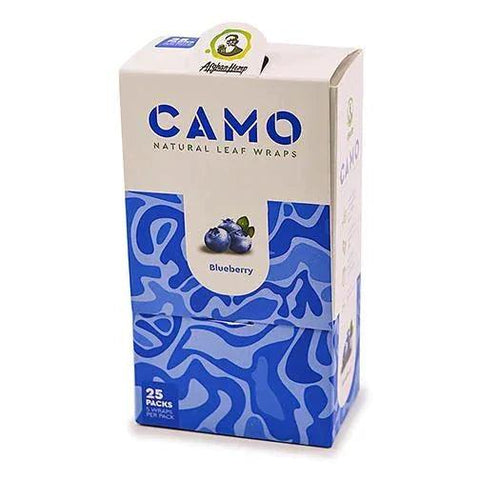 Camo Natural Leaf Rolling Wraps - 25 Count - The Supply Joint 