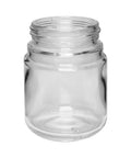 Child Resistant 2 Oz Clear Round Glass Jar With Arch Cap - 160 Count - The Supply Joint 