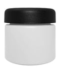 Child Resistant 2 Oz Opaque Round Glass Jar With Slim Cap - 160 Count - The Supply Joint 