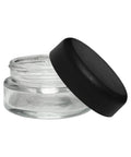 Child Resistant 30 Ml Clear Round Glass Jar With Cap - 200 Count - The Supply Joint 