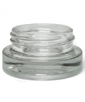 Child Resistant 5 Ml Clear Round Uv Glass Concentrate Jar With Cap - 50 Count - The Supply Joint 