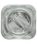 Child Resistant 5 Ml Clear Square Glass Dual Compartment Concentrate Jar With Cap - 480 Count - The Supply Joint 