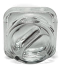 Child Resistant 5 Ml Clear Square Glass Dual Compartment Concentrate Jar With Cap - 480 Count - The Supply Joint 