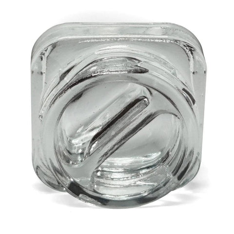 Child Resistant 5 Ml Clear Square Glass Dual Compartment Concentrate Jar With Cap - 480 Count - The Supply Joint 