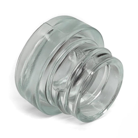 Child Resistant 5 Ml Clear Straight Glass Concentrate Jar With Cap - 320 Count - The Supply Joint 