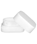 Child Resistant 5 Ml White Square Glass Concentrate Jar With Cap - 480 Count - The Supply Joint 