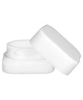 Child Resistant 5 Ml White Square Glass Concentrate Jar With Cap - 50 Count - The Supply Joint 