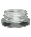 Child Resistant 7 Ml Clear Round Glass Concentrate Jar With Cap - 450 Count - The Supply Joint 