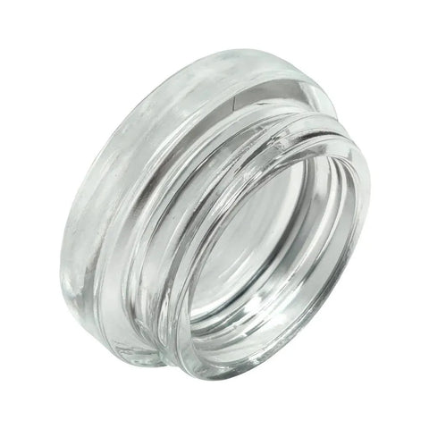 Child Resistant 7 Ml Clear Round Glass Concentrate Jar With Cap - 450 Count - The Supply Joint 