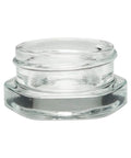 Child Resistant 9 mL Clear Hexagon Glass Concentrate Jar With Cap - 360 Count - The Supply Joint 