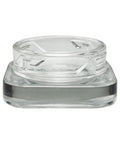 Child Resistant 9 Ml Clear Square Glass Concentrate Jar With Cap - 50 Count - The Supply Joint 