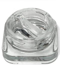 Child Resistant 9 Ml Clear Square Glass Dual Compartment Concentrate Jar With Cap - 360 Count - The Supply Joint 