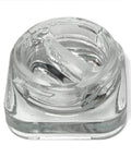 Child Resistant 9 Ml Clear Square Glass Dual Compartment Concentrate Jar With Cap - 50 Count - The Supply Joint 