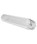 Child Resistant | 101 Mm - 25 Mm Clear Glass Pre-roll Tube With Black Cap - 50 Count - The Supply Joint 