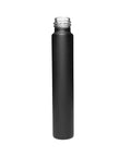 Child Resistant | 115 Mm - 20 Mm Black Frosted Glass Pre-roll Tube With Black Cap - 1008 Count - The Supply Joint 