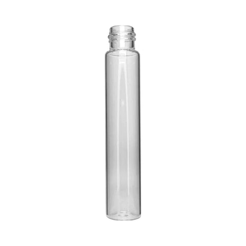 Child Resistant | 115 Mm - 22 Mm Clear Glass Pre-roll Tube With Cap - 50 Count - The Supply Joint 