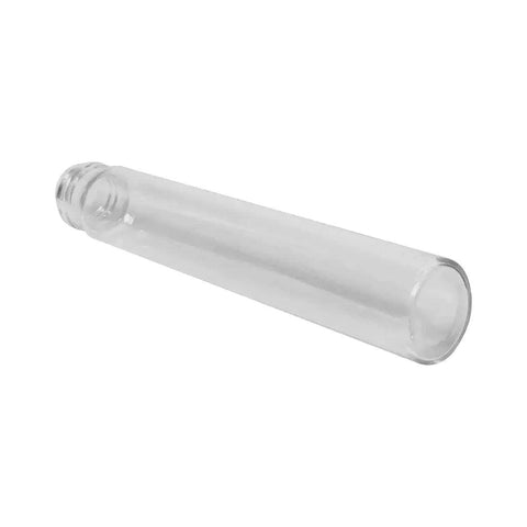 Child Resistant | 115 Mm - 22 Mm Clear Glass Pre-roll Tube With Cap - 50 Count - The Supply Joint 