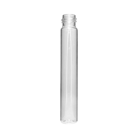 Child Resistant | 120 Mm - 20 Mm Clear Glass Pre-roll Tube With Cap - 50 Count - The Supply Joint 