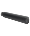 Child Resistant | 120 Mm - 22 Mm Black Frosted Glass Pre-roll Tube With Smooth Black Cap - 50 Count - The Supply Joint 