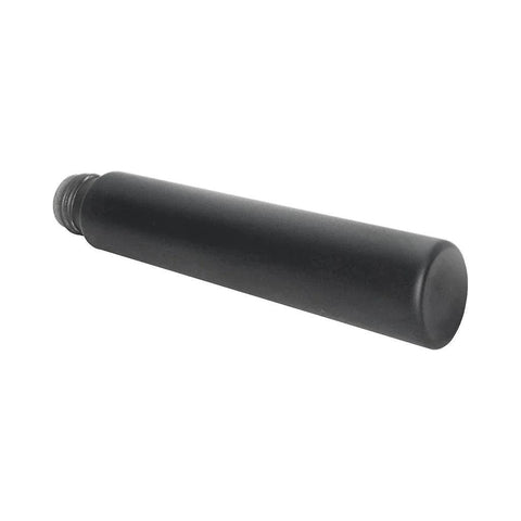 Child Resistant | 120 Mm - 22 Mm Black Frosted Glass Pre-roll Tube With Smooth Black Cap - 50 Count - The Supply Joint 