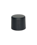 Child Resistant | 120 Mm - 22 Mm Black Frosted Glass Pre-roll Tube With Smooth Black Cap - 50 Count - The Supply Joint 