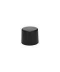 Child Resistant | 120 Mm 22 Mm Clear Glass Pre-roll Tube With Black Cap - 50 Count - The Supply Joint 