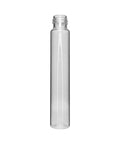 Child Resistant | 120 Mm 22 Mm Clear Glass Pre-roll Tube With Black Cap - 570 Count - The Supply Joint 