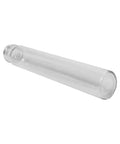 Child Resistant | 120 Mm - 22 Mm Clear Glass Pre-roll Tube With White Cap - 50 Count - The Supply Joint 