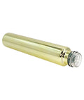 Child Resistant | 120 Mm - 22 Mm Gold Chrome Glass Pre-roll Tube With Gold Cap - 50 Count - The Supply Joint 