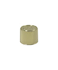 Child Resistant | 120 Mm - 22 Mm Gold Chrome Glass Pre-roll Tube With Gold Cap - 50 Count - The Supply Joint 