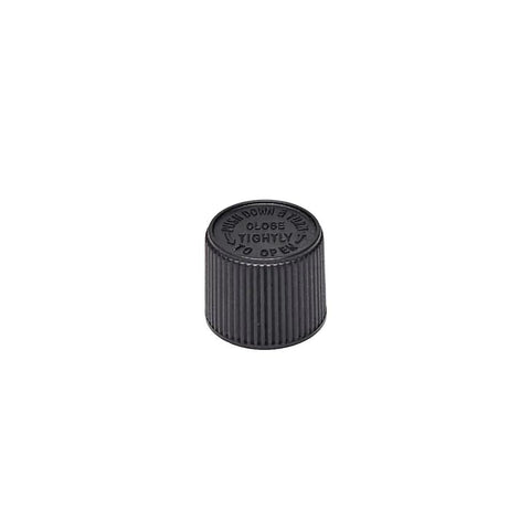 Child Resistant | 125 Mm Plastic Clear Pet Tube With Black Cap - 50 Count - The Supply Joint 