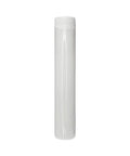 Child Resistant | 125 Mm Plastic White Vape Tube With White Cap - 50 Count - The Supply Joint 