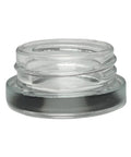 Child Resistant | 7 Ml Clear Straight Round Glass Concentrate Jar With Cap - 50 Count - The Supply Joint 