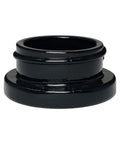 Child Resistant | 9 Ml Black Round Glass Concentrate Jar With Cap - 360 Count - The Supply Joint 