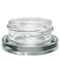 Child Resistant | 9 Ml Clear Straight Round Glass Concentrate Jar With Cap - 50 Count - The Supply Joint 