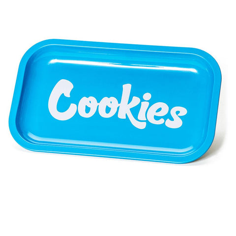 Cookies Blue Metal Rolling Tray - The Supply Joint 