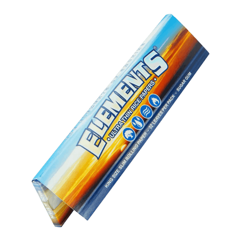 Elements King Size Slim Rice Rolling Papers - 50 Pack - The Supply Joint 