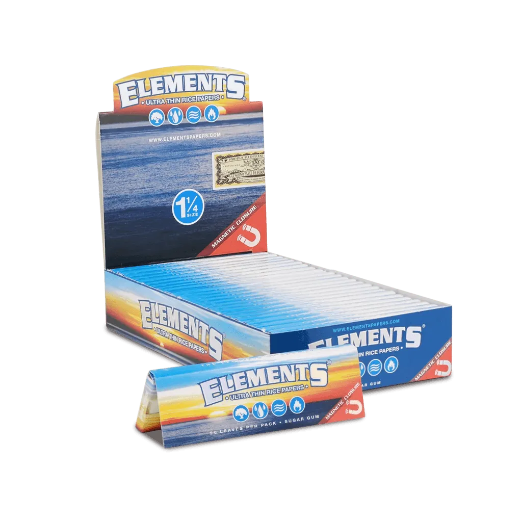 Elements Ultra Thin 1 1/4 Rice Rolling Papers - 25 Pack – The Supply Joint