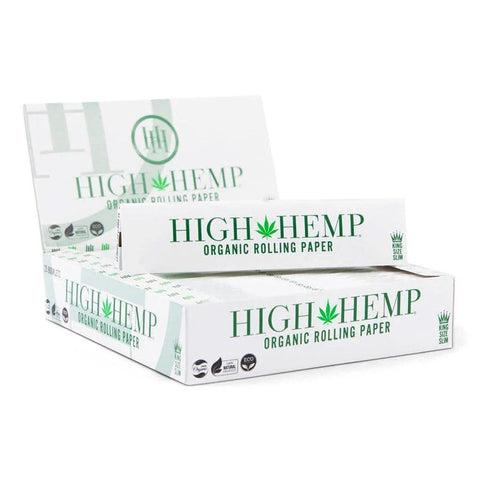 High Hemp 1 ¼ Unbleached Organic Rolling Papers - 25 Pack - The Supply Joint 