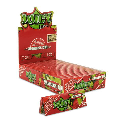 Juicy Jays 1 1/4 Flavored Hemp Rolling Papers - 24 Pack - The Supply Joint 