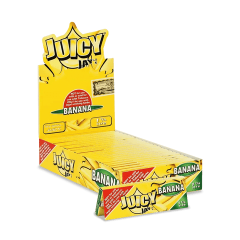 Juicy Jays 1 1/4 Flavored Hemp Rolling Papers - 24 Pack - The Supply Joint 