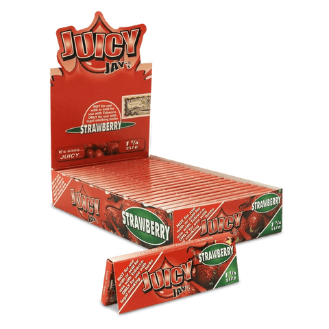 Juicy Jays 1 1/4 Flavored Hemp Rolling Papers - 24 Pack - The Supply Joint 