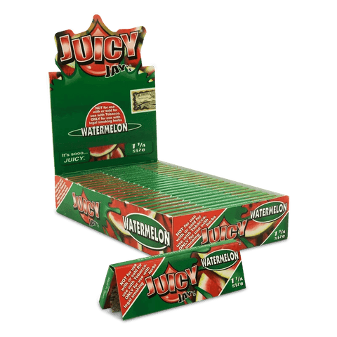 Juicy Jays 1 1/4 Flavored Hemp Rolling Papers - 24 Pack - The Supply Joint 