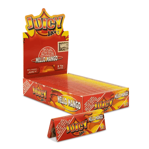 Juicy Jays 1 1/4 Flavored Hemp Rolling Papers - 24 Pack - The Supply Joint 