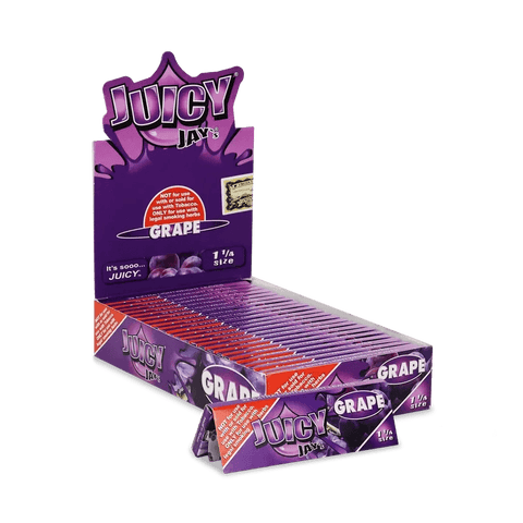 Juicy Jays 1 1/4 Flavored Hemp Rolling Papers - 24 Pack - The Supply Joint 