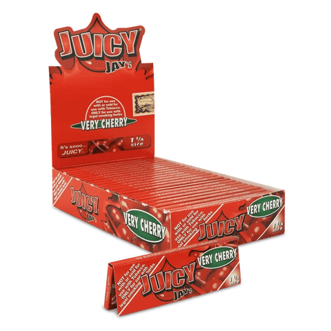 Juicy Jays 1 1/4 Flavored Hemp Rolling Papers - 24 Pack - The Supply Joint 