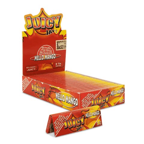 Juicy Jays 1 1/4 Flavored Hemp Rolling Papers - 24 Pack - The Supply Joint 