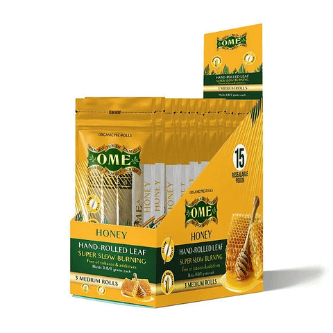 Leaf Palms Ome Medium Organic Pre-rolls With Corn Husk Filter - 15 Pack - The Supply Joint 