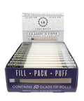 Luxe Rolls Pre-rolled Cones With Glass Tip - Classic g Cone - 50 Count - The Supply Joint 