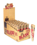 Raw Classic 1 1/4 Cones 6 Pack - Unbleached Paper - 32 Packs - The Supply Joint 